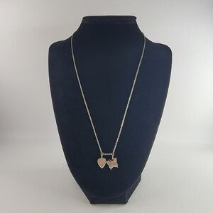 Gucci Silver Heart and Star Necklace